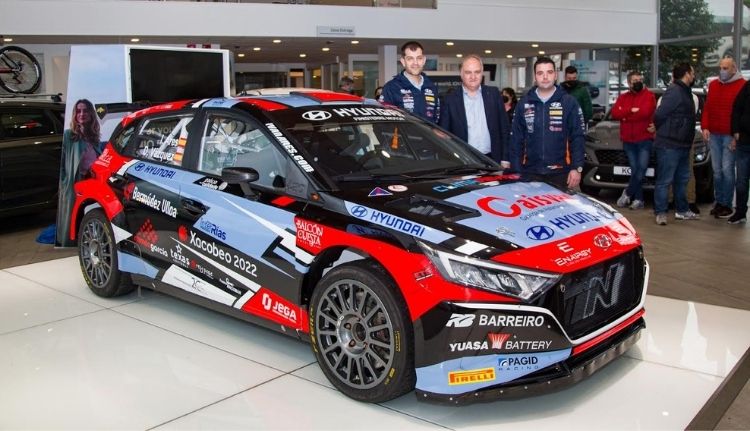 Iván Ares presentó su nuevo Hyundai i20 N Rally2