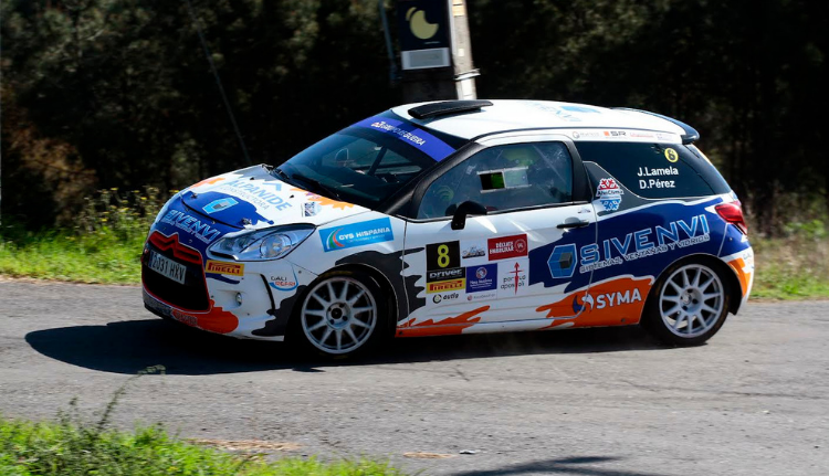José Lamela y Daniel Pérez abandonan en el Rallye Berberecho de Noia por salida de carretera